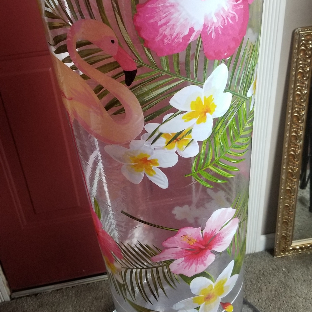 Inflatable flamingo punching bag